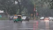 Delhi Rains: Heavy Rainfall Lashes Several Parts of National Capital As IMD Issues Yellow Alert (Watch Videos)