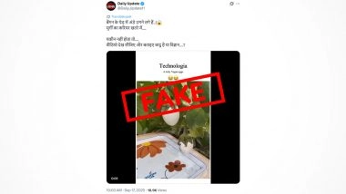 Eggs Growing on Plants? Viral Video of Man 'Plucking' Egg Is Fake, Eggs Were Likely Glued to Brinjal Calyx