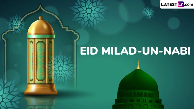 Milad-un-Nabi 2025 Images and Eid-e-Milad HD Wallpapers For Free Download Online: Share Mawlid Mubarak Photos, Eid-e-Milad-un-Nabi Greetings and Messages With Your Friends and Family
