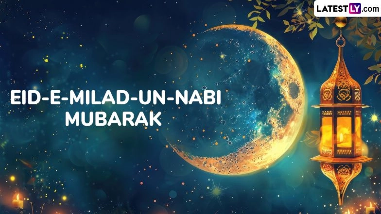 Eid-e-Milad-un-Nabi 2025 Greetings and Mawlid Mubarak Images: Share Eid Wishes, Messages, Quotes and HD Wallpapers To Celebrate the Islamic Festival