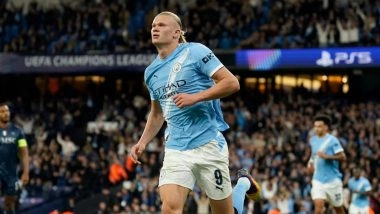 Erling Haaland Breaks Ruud van Nistelrooy's Record, Becomes Fastest Player To Score 50 UCL Goals During Manchester City vs Napoli UEFA Champions League 2025–26 Match