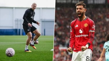 How To Watch Manchester City vs Manchester United Premier League 2025–26 Free Live Streaming Online in India? Get Manchester Derby Match Live Telecast on TV & Football Score Updates in IST