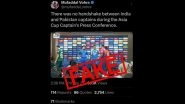Did India Captain Suryakumar Yadav and Pakistan Skipper Salman Ali Agha Refuse to Shake Hands With Each Other During Asia Cup 2025 Press Conference? Here's The Fact Check