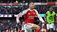 Arsenal 1-1 Manchester City, Premier League 2025-26: Gabriel Martinelli's Late Strike Helps Gunners Clinch a Point at Home (Watch Goal Video Highlights)