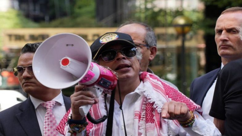 ‘New York May No Longer Be Fit to Host UN Headquarters’, Says Colombian President Gustavo Petro After US Revokes His Visa Over Joining Pro-Palestinian Demonstration