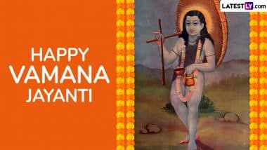 Vamana Jayanti 2025 Images and HD Wallpapers for Free Download Online: Wish Happy Vamana Jayanti With WhatsApp Greetings and Photos to Family and Friends