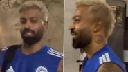 Hardik Pandya Reacts to 'Hairstyle Social Media Pe Viral Hai' Comment About His New Look Ahead of Asia Cup 2025 (Watch Video)