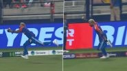 Hardik Pandya Catch Video: Watch Indian All-Rounder Take Spectacular Running Grab to Dismiss Aamir Kaleem During IND vs OMA Asia Cup 2025 Match