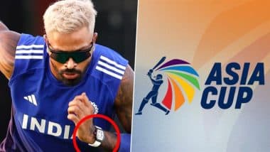 Hardik Pandya’s Watch Worth INR '20 Crore' Costs More Than Asia Cup 2025 Prize Money! Know Price of Team India All-Rounder’s Richard Mille Luxury Watch