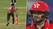 Hong Kong China Captain Yasim Murtaza Run Out by Rishad Hossain and Mustafizur Rahman After Mix-Up With Nizakat Khan During BAN vs HKC Asia Cup 2025 Match (Watch Video)