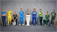 ICC Women's World Cup 2025: Captains Pose With Trophy Ahead of 13th Edition of Women's Cricket World Cup (See Pic)