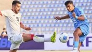 Indian Football Team Secures 0-0 Draw Against Afghanistan in CAFA Nations Cup 2025; Blue Tigers Keep Chances of Third-Place Play-Off Alive Following Goalless Encounter