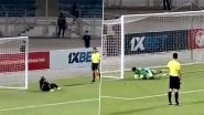 India vs Oman CAFA Nations Cup 2025 Penalty Shootout Video Highlights: Watch Gurpreet Singh Sandhu's Save and Other Key Moments of IND vs OMA Third-Place Play-Off