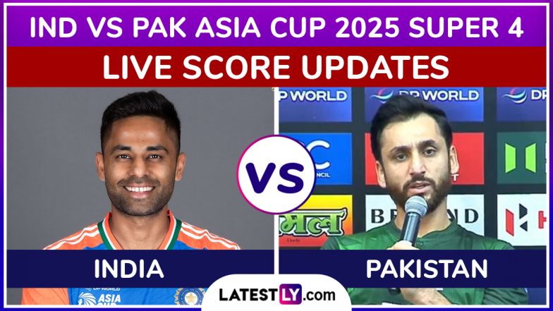 IND Win By 6 Wickets | India vs Pakistan Asia Cup 2025 Super 4 Highlights: Abhishek Sharma Dazzles in Dubai as Men in Blue Beat Arch-Rivals Once Again