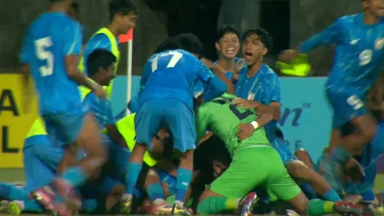 India Win SAFF U17 Championship 2025; India U17 Football Team Beat Bangladesh in Penalty Shootout To Clinch Fifth Consecutive Title