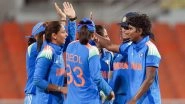 India Women Defeat Australia Women By 102 Runs in 2nd ODI 2025; Smriti Mandhana's Century, Deepti Sharma's All-Round Performance Power Women in Blue to Victory