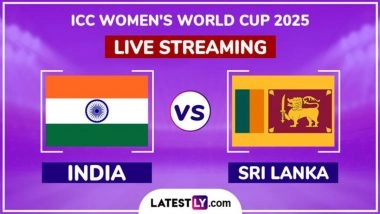 India Women vs Sri Lanka Women Free Live Streaming Online of ICC Women's Cricket World Cup 2025: How To Watch IND-W vs SL-W CWC Match Free Live Telecast in India?