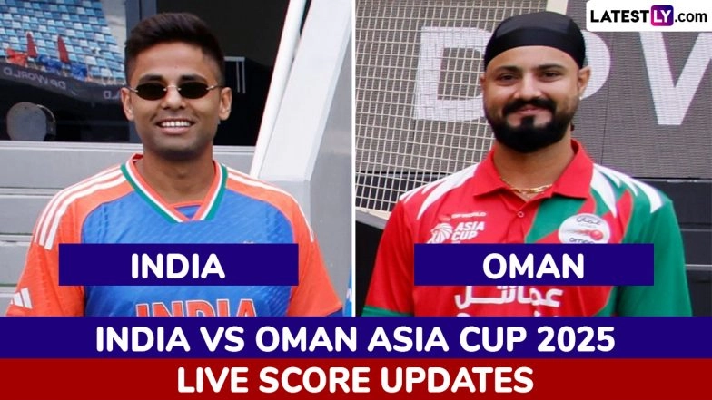IND Win by 21 Runs | India vs Oman Highlights of Asia Cup 2025: Sanju Samson and Bowlers Help Men in Blue Register Comprehensive Win