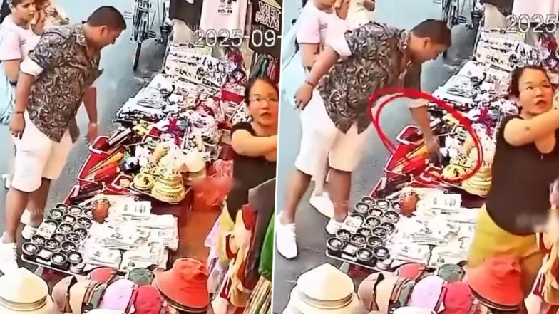 Indian Couple Caught Shoplifting Items From Roadside Vendor in Vietnam, Netizens React As Video Goes Viral