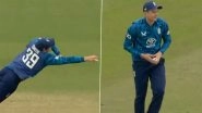 Jamie Smith Catch Video: Watch England Cricketer's Brilliant Effort As He Grabs One-Handed Sensational Catch to Dismiss Aiden Markam During ENG vs SA 1st ODI 2025