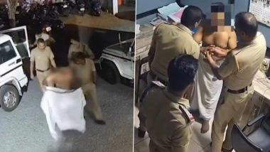 Kerala: CCTV Video Shows Cops Physically Assaulting Youth Congress Leader VS Sujith in Police Station, Party Demands Action in 2023 Police Brutality Case
