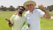 Kevin Pietersen Meets Babar Azam! Delhi Capitals Mentor Spotted With Star Pakistan Batter Amid Cricket Practice Sessions in Saudi Arabia (See Pic)