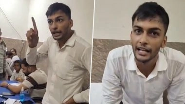 'Be It Any Journalist, I Won't Look Into Their Cases': Junior Resident Kunal Tyagi of Etah Medical College Misbehaves With Journalist in Uttar Pradesh, Says 'This Is My OPD' (Watch Video)
