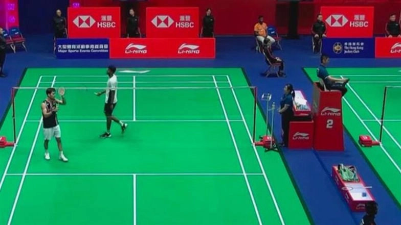 Lakshya Sen Storms Into Semi-Final of Hong Kong Open 2025; Secures Win Over Fellow Indian Ayush Shetty In All-Indian Quarter-Final Match