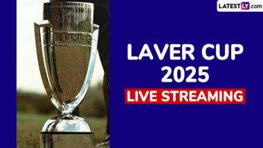 On Which Channel Laver Cup Live Telecast in India Will Be Available? How To Watch Live Streaming Online? Check Viewing Options of Hard Court Tennis Tournament