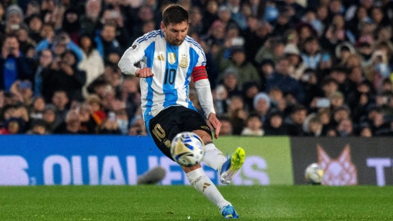 Argentina 3-0 Venezuela, FIFA World Cup 2026 CONMEBOL Qualifiers: Lionel Messi Hits Brace as La Albiceleste Clinch Dominant Win