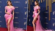 Lisa at Emmys 2025 Looks Straight Out of Fairytale Wonderland, BLACKPINK Star Delivers Dreamy Fashion in Pink Lever Couture Gown (See Pics and Video)
