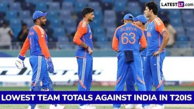 Lowest Totals Against India in T20Is; A Look at Smallest Team Scores Registered Against Men in Blue in 20-Over Format