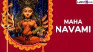 Maha Navami 2025 Wishes, Goddess Durga Images and HD Wallpapers: Share Subho Navami Greetings With Messages and Pictures To Celebrate Durga Puja