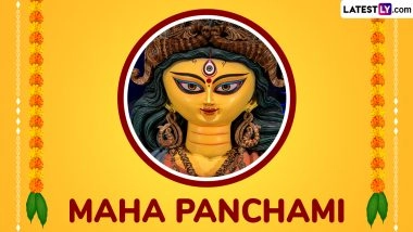 Maha Panchami 2025 Images and Durga Puja Greetings: WhatsApp Status and Wishes for Loved Ones