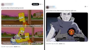 Manchester United Memes Go Viral After Red Devils Suffer 0–3 Defeat to Manchester City in Premier League 2025–26 Manchester Derby