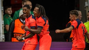 Newcastle United 1-2 Barcelona, UEFA Champions League 2025-26: Marcus Rashford Scores Brace as Catalan Giants Attain Winning Start to UCL Campaign (Watch Goal Video Highlights)