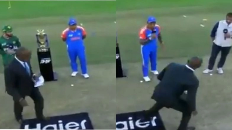 Viral Video Claims Suryakumar Yadav Made 'Bowl First' Call Before Match Referee Richie Richardson Saw Coin During IND vs PAK Asia Cup 2025 Toss