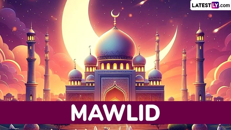 Eid-e-Milad-un-Nabi 2025 Images and Mawlid HD Wallpapers To Share on Prophet Muhammad&rsquo;s Birth Anniversary