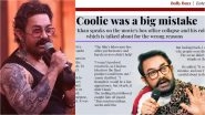 Fact Check: Did Aamir Khan Call His &lsquo;Coolie&rsquo; Cameo a &lsquo;Big Mistake&rsquo;? No, the Viral Interview Is Fake!