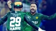 Mohammad Nawaz Hat-Trick Video: Watch Pakistan All-Rounder Scalp Three Wickets in Three Balls During PAK vs AFG UAE Tri-Series 2025 Final