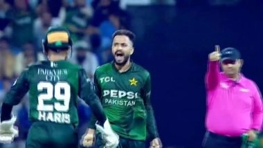 Mohammad Nawaz Scalps Hat-Trick! Pakistan All-Rounder Takes Three Wickets in Three Balls to Achieve Feat During PAK vs AFG UAE Tri-Series 2025 Final