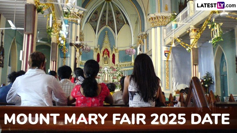Bandra Fair 2025 Dates in Mumbai : Mount Mary Fair Observed at Basilica of Our Lady of the Mount