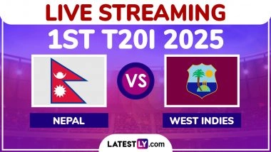 Nepal vs West Indies Free Live Streaming Online, 1st T20I 2025: How To Watch NEP vs WI Cricket Match Live Telecast on TV in India?