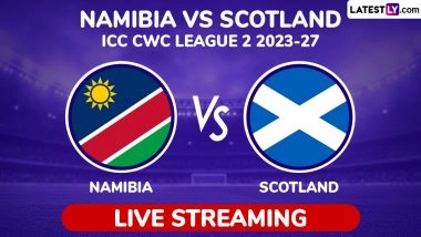Namibia vs Scotland ICC Men’s Cricket World Cup League Two 2023-27 Free Live Streaming Online: How To Watch NAM vs SCO ICC CWC League 2 ODI Cricket Match Live Telecast on TV?