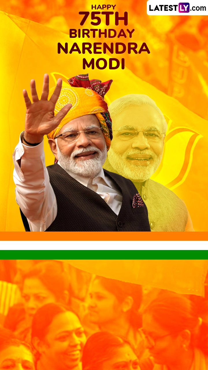 PM Narendra Modi 75th Birthday Images, Wishes and Greetings To Share Online