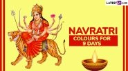 Navratri 2025 Colours For 9 Days: What Is the Significance of the Sharad Navratri Colors? Origins and Traditions Behind the Hindu Festival&rsquo;s Unique Ritual