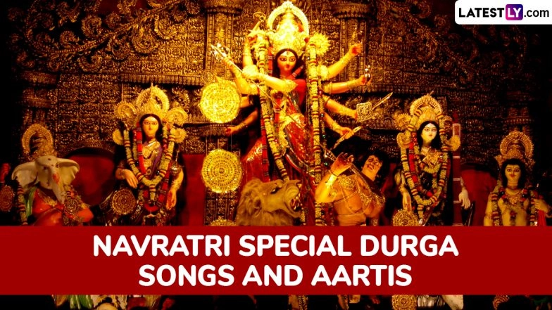 Navratri 2025 Bhajans and Aartis: Playlist of Popular Durga Songs To Celebrate Sharad Navratri and Durga Puja (Watch Videos)