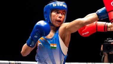 Nikhat Zareen Bows Out of World Boxing Championships 2025; Two-Time Champion Suffer 0-5 Loss Against Turkey's Buse Naz Cakiroglu in Quarterfinal Clash