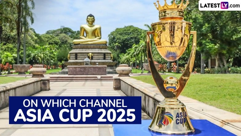 On Which Channel Asia Cup 2025 Live Telecast Will Be Available in India? How To Watch Continental T20I Cricket Tournament Matches Free Live Streaming Online?
