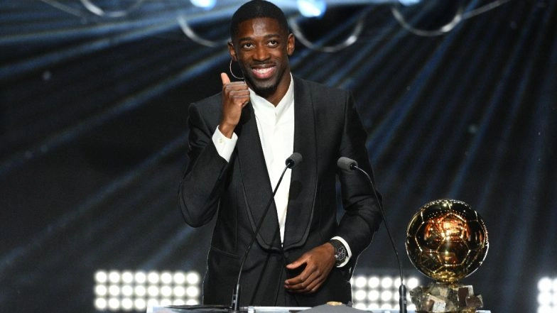 Ousmane Dembele Wins Ballon d'Or 2025 Award, France and PSG Star Beats Lamine Yamal to Win Top Prize for First Time